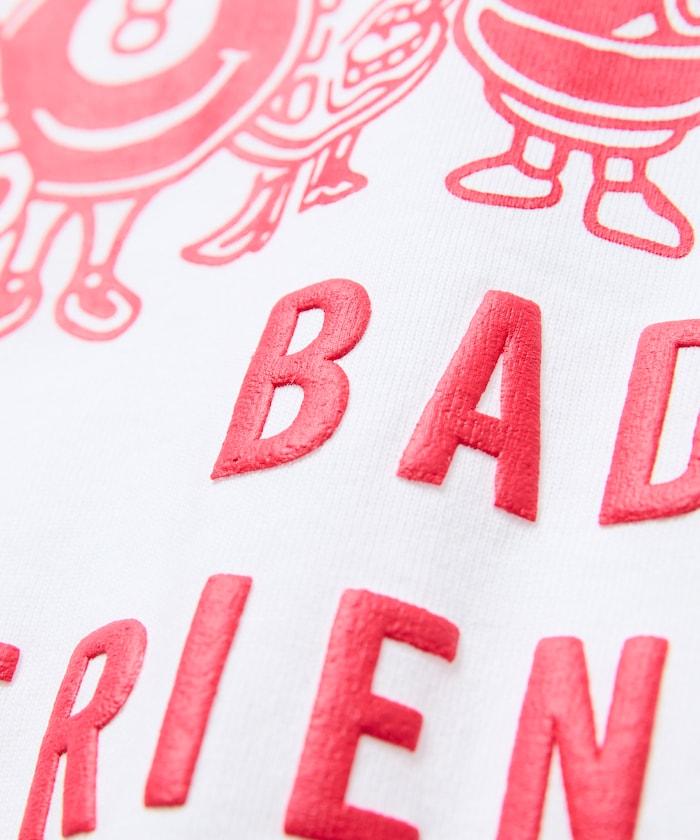 LURKING CLASS×FREAK'S STORE 聯名聯名 做舊印花T恤 GOOD TIMES BAD FRND TEE