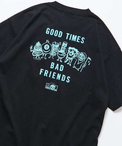 LURKING CLASS×FREAK'S STORE 聯名聯名 做舊印花T恤 GOOD TIMES BAD FRND TEE