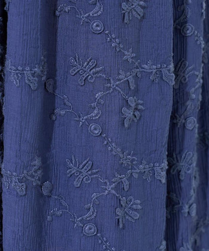 印度3D刺繡花卉圖案半身裙