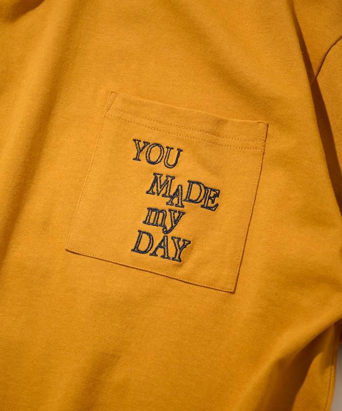 背部印花 圓領 YOU MADE MY DAY T恤