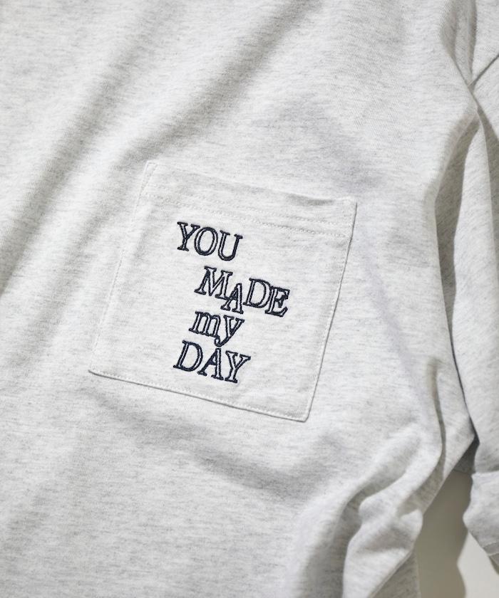 背部印花 圓領 YOU MADE MY DAY T恤