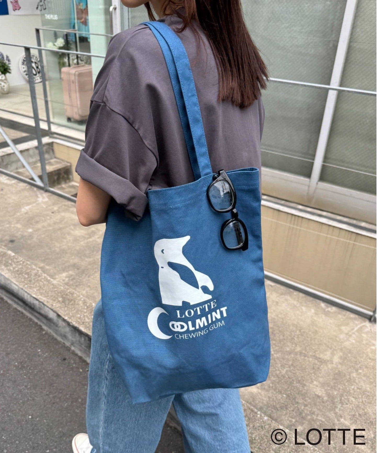 TYPY×LOTTE板ガム 清涼薄荷設計 托特包