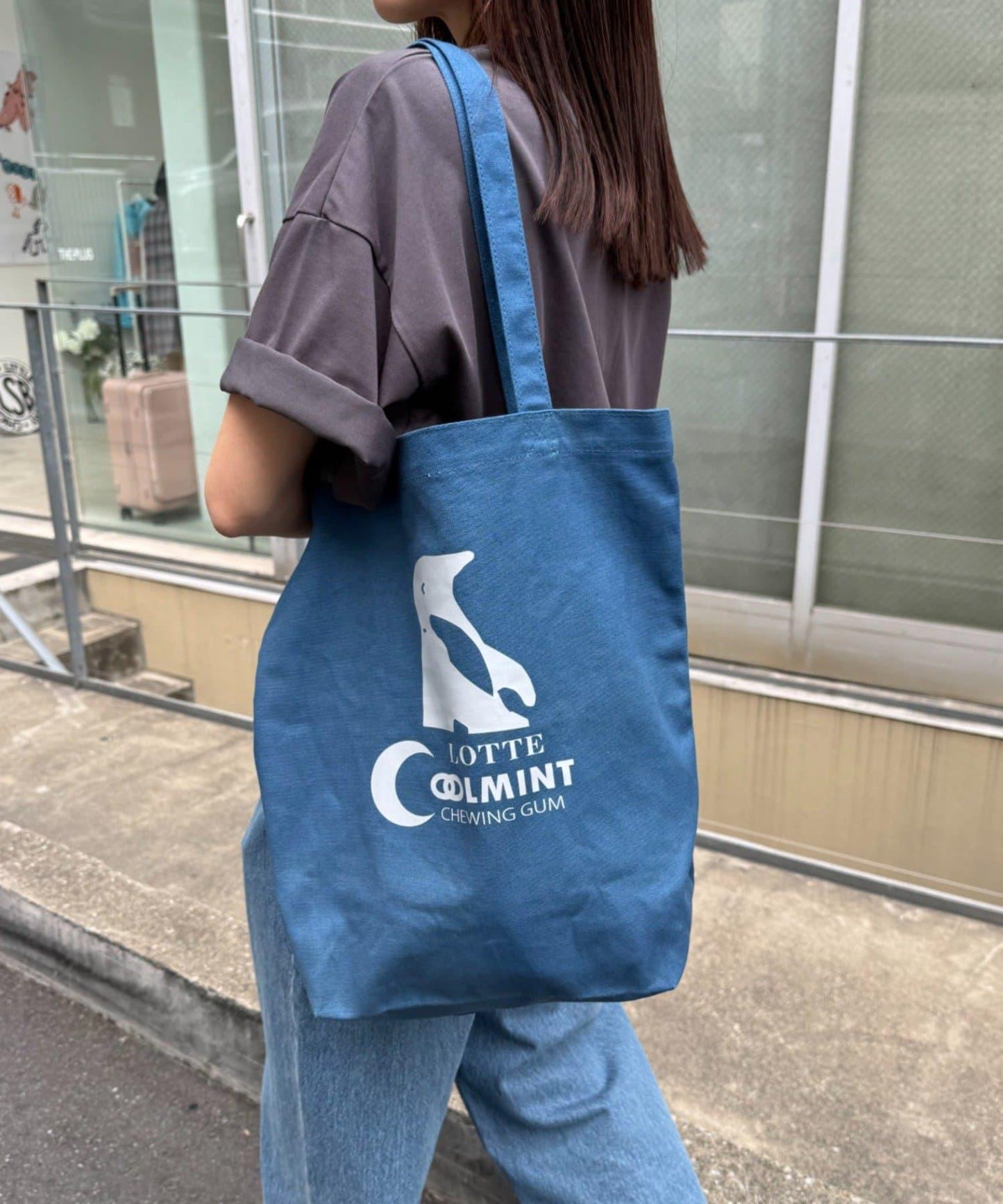 TYPY×LOTTE板ガム 清涼薄荷設計 托特包