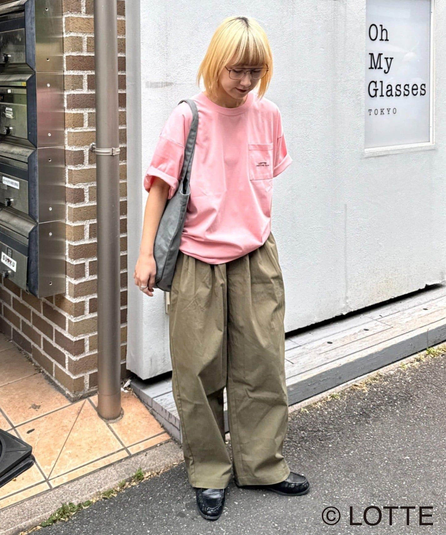 TYPY×LOTTE板ガム 清涼薄荷設計 托特包