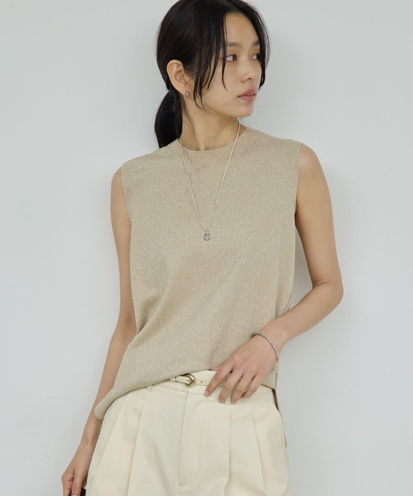 可成套搭配 冰感 無袖 針織上衣