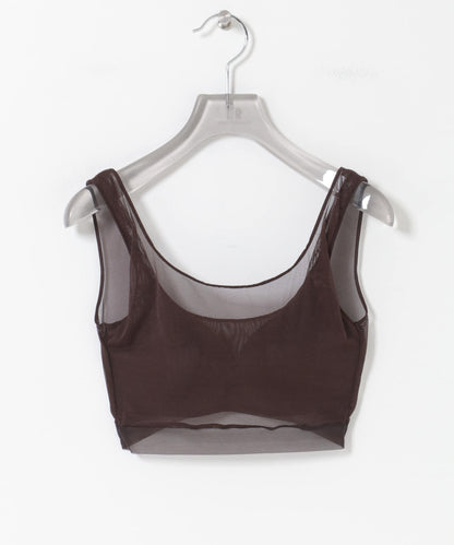 NICENICE MOMENT MESH BRA TANK
