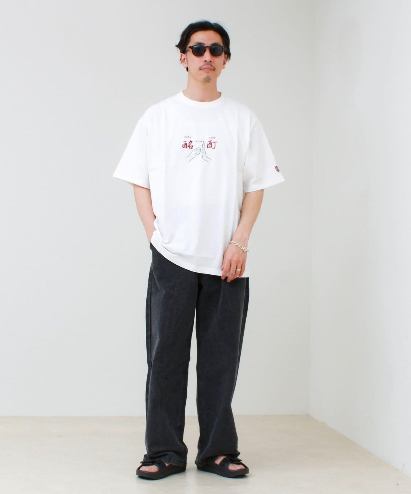 YOIDORE/ヨイドレ 拳法圖案短袖T恤