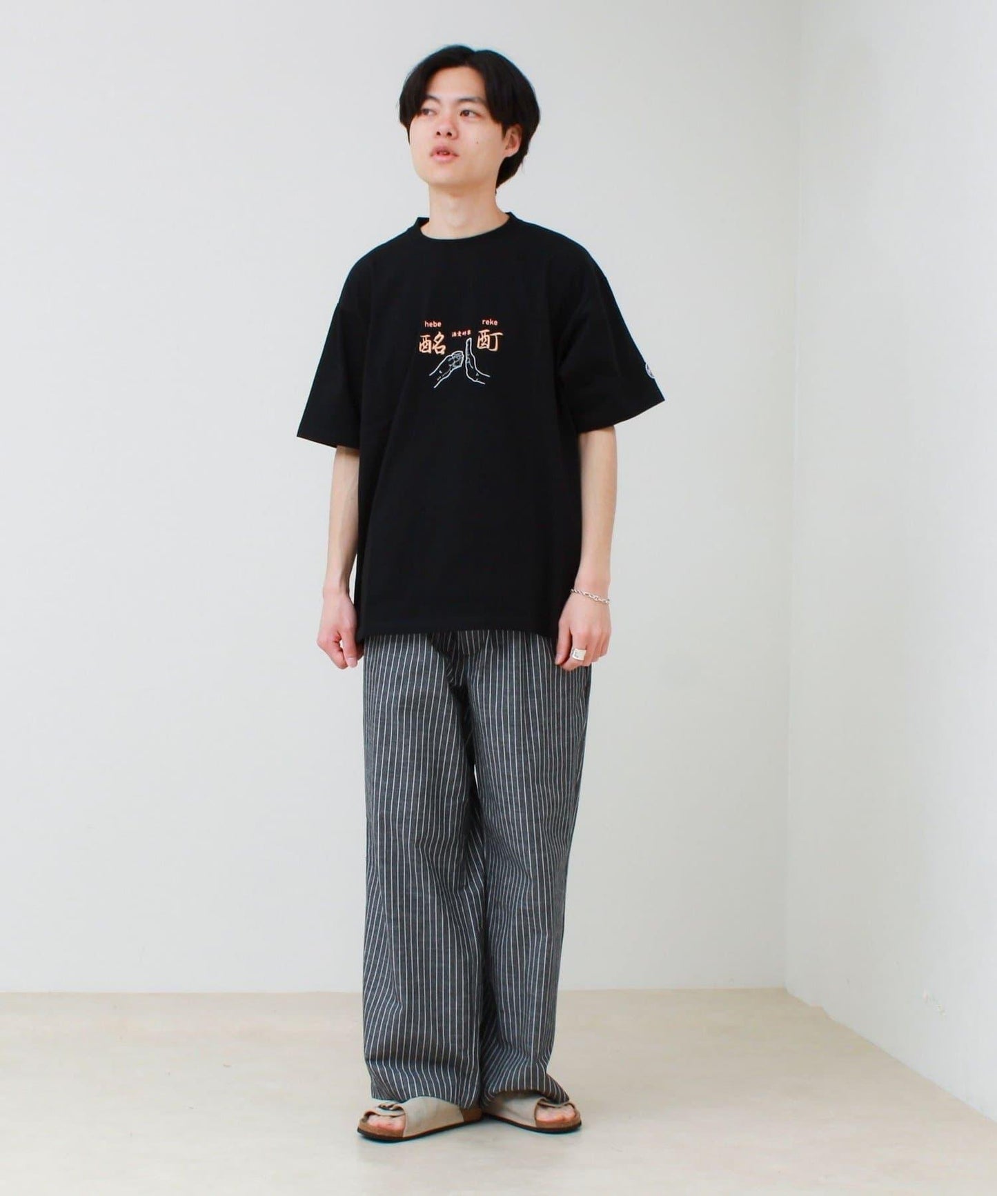 YOIDORE/ヨイドレ 拳法圖案短袖T恤