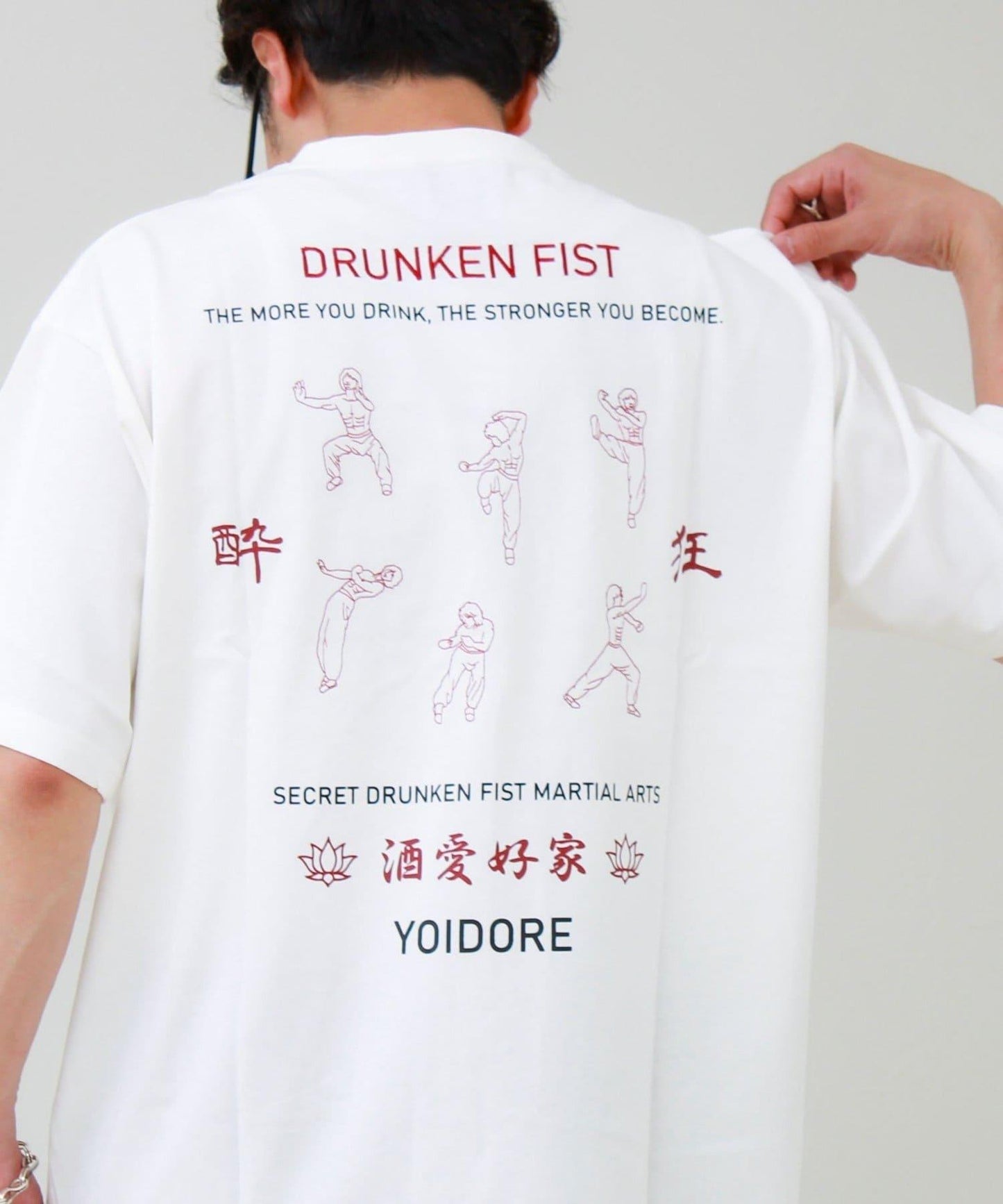 YOIDORE/ヨイドレ 拳法圖案短袖T恤