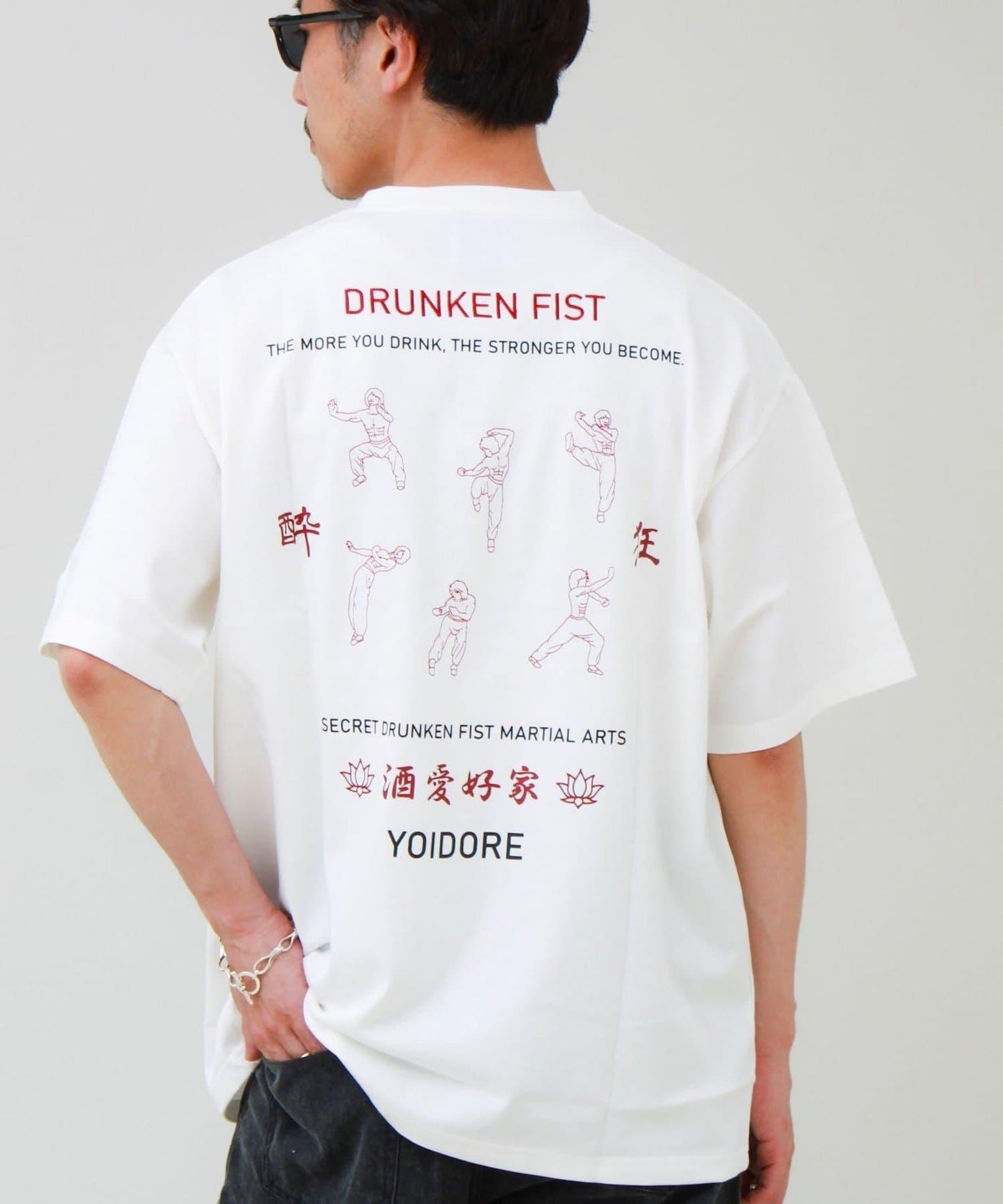 YOIDORE/ヨイドレ 拳法圖案短袖T恤