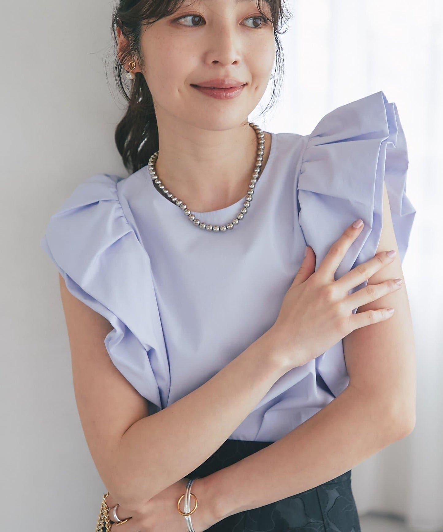 La boutique BonBon 泡泡袖襯衫