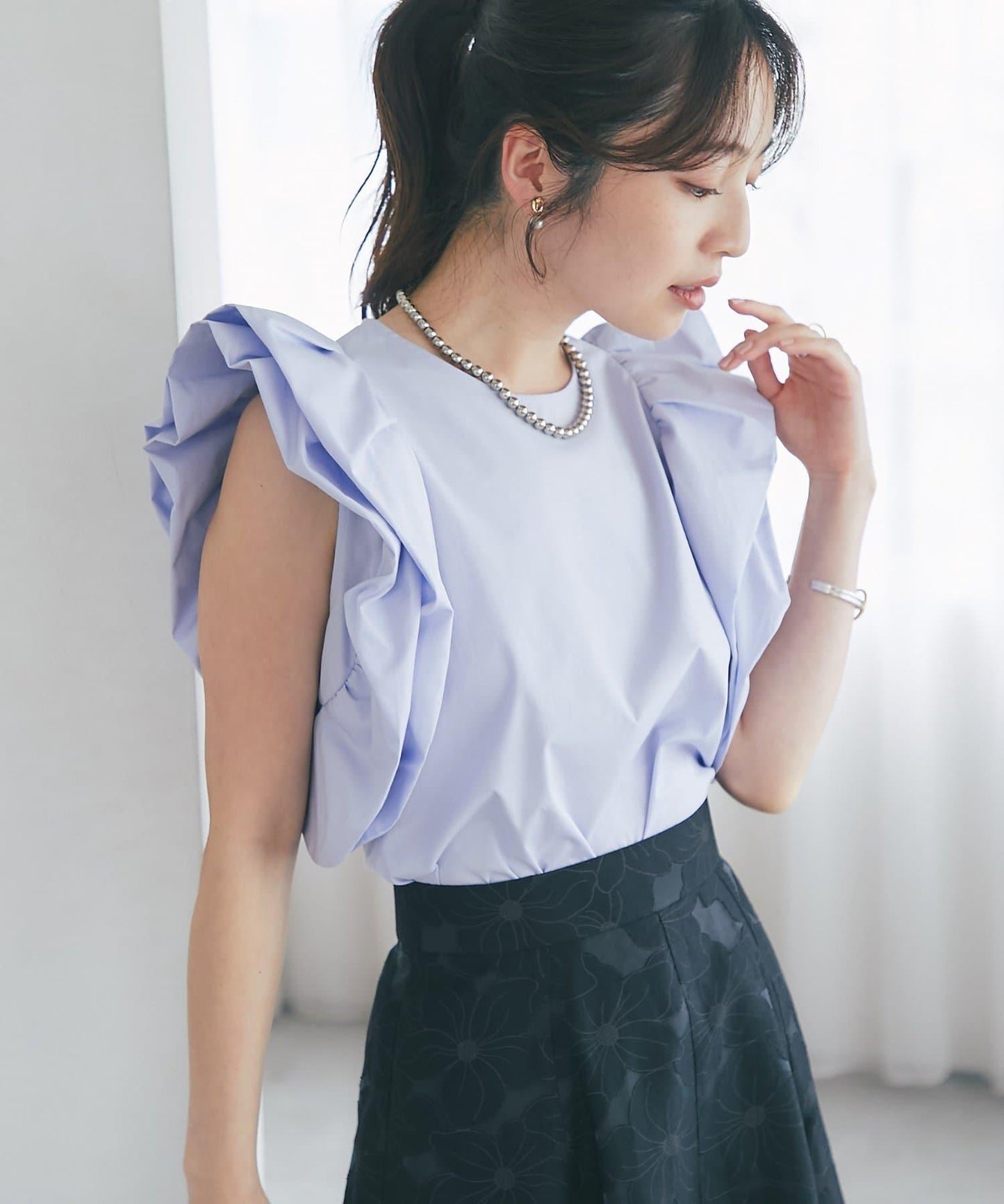 La boutique BonBon 泡泡袖襯衫