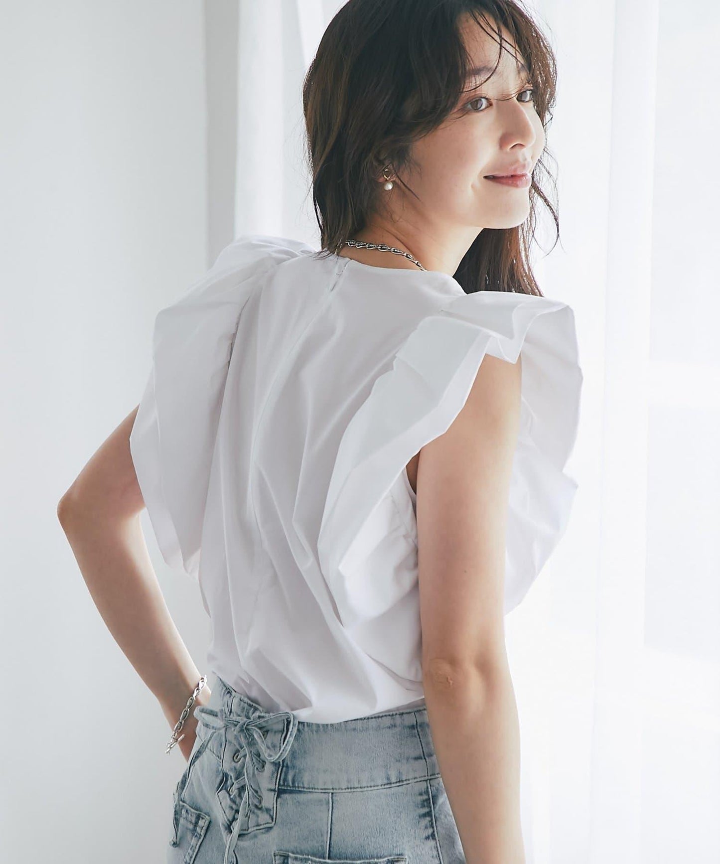 La boutique BonBon 泡泡袖襯衫