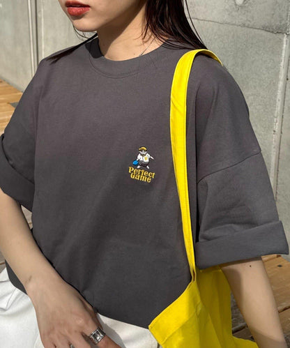 OJISAN 刺繡Logo背部印花 T恤