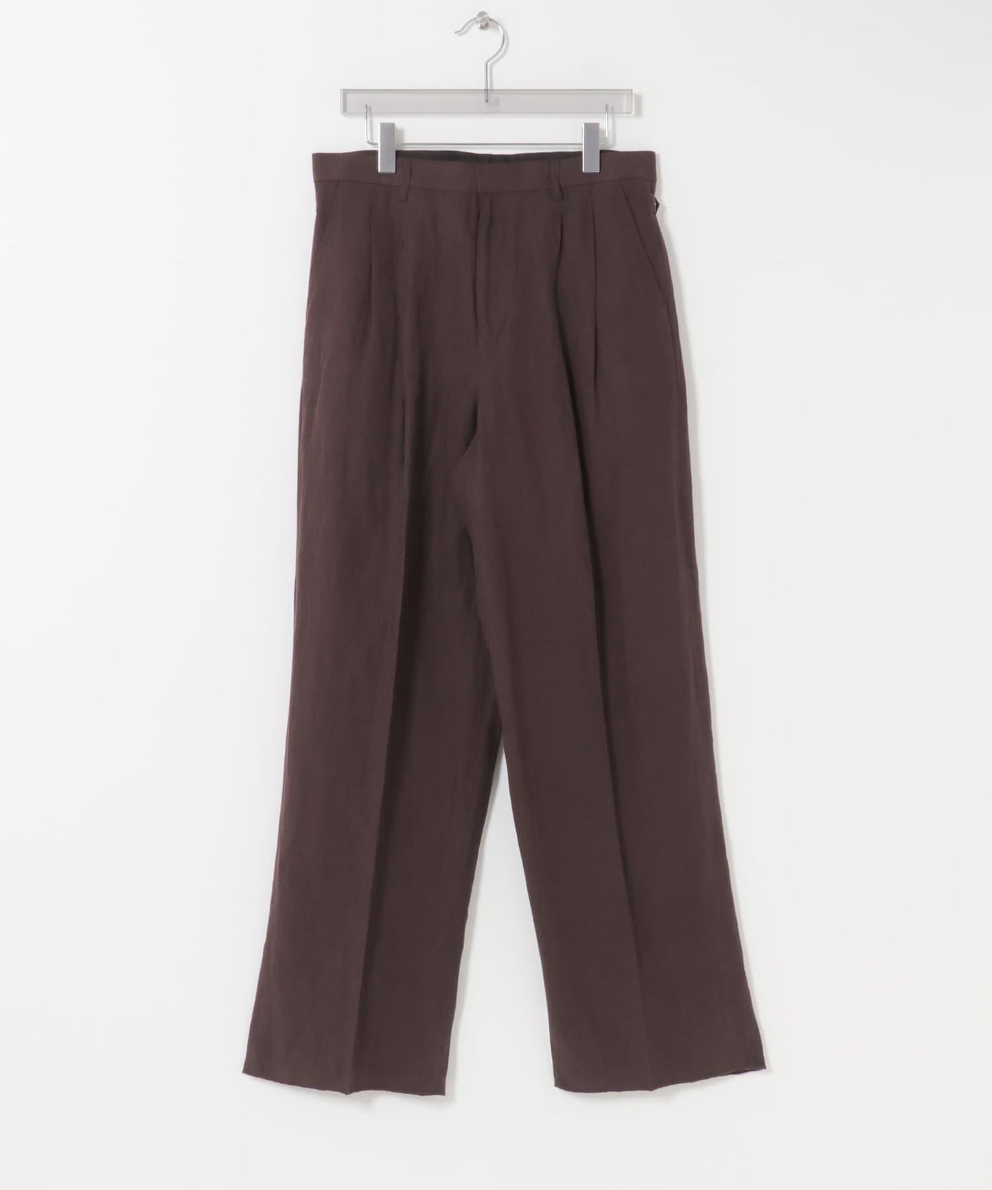 new basic SILK LINEN TROUSER