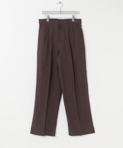 new basic SILK LINEN TROUSER