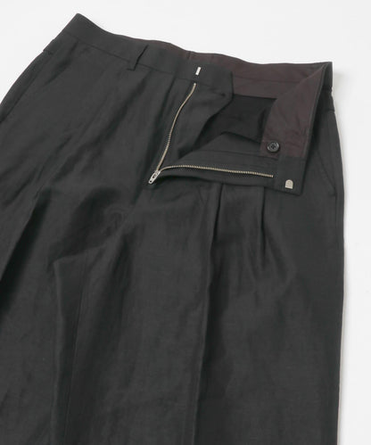 new basic SILK LINEN TROUSER