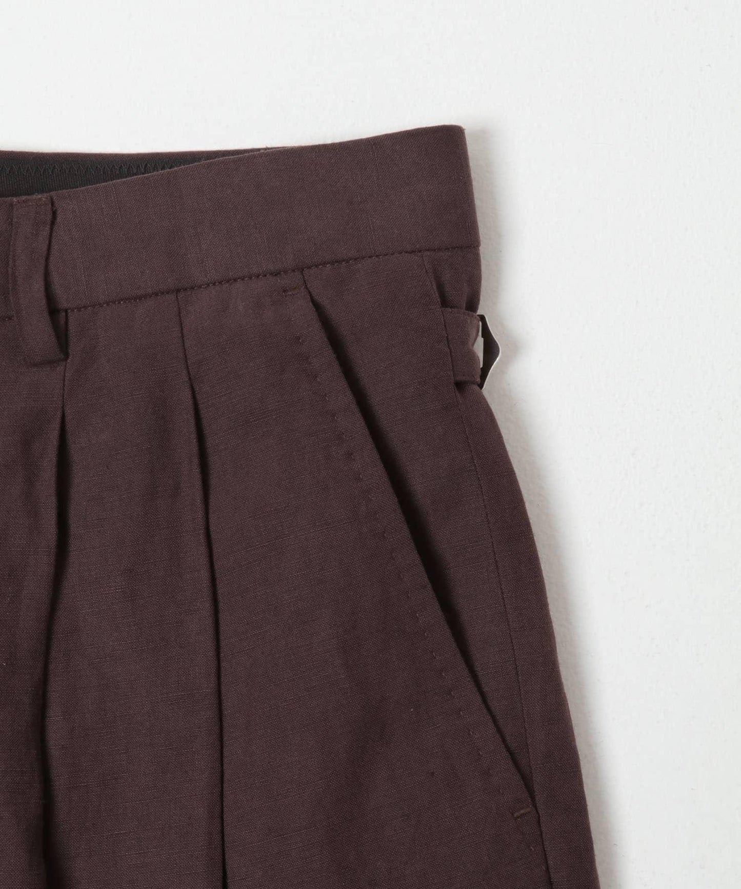 new basic SILK LINEN TROUSER