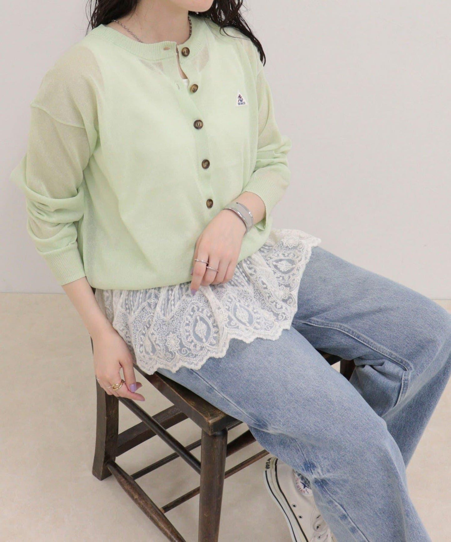 GEVACO/ゲバコ 棉麻開衫