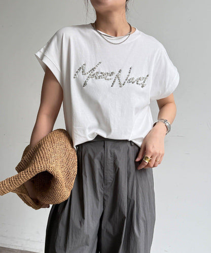 珠飾Logo TEE