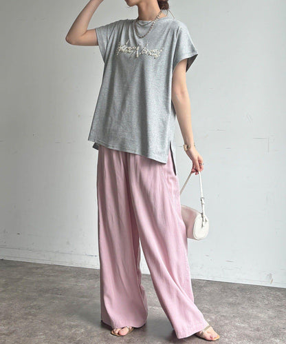 珠飾Logo TEE
