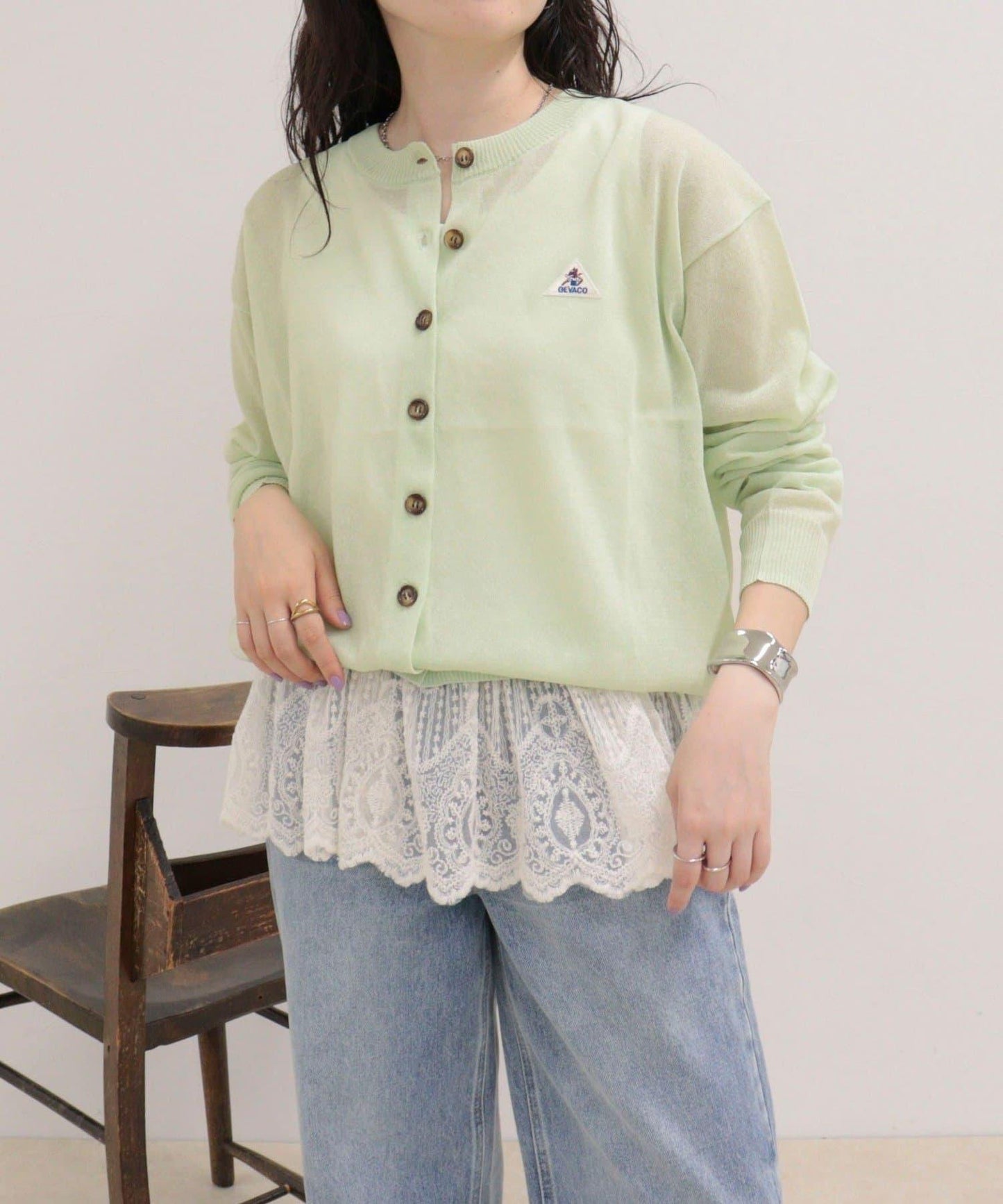 GEVACO/ゲバコ 棉麻開衫