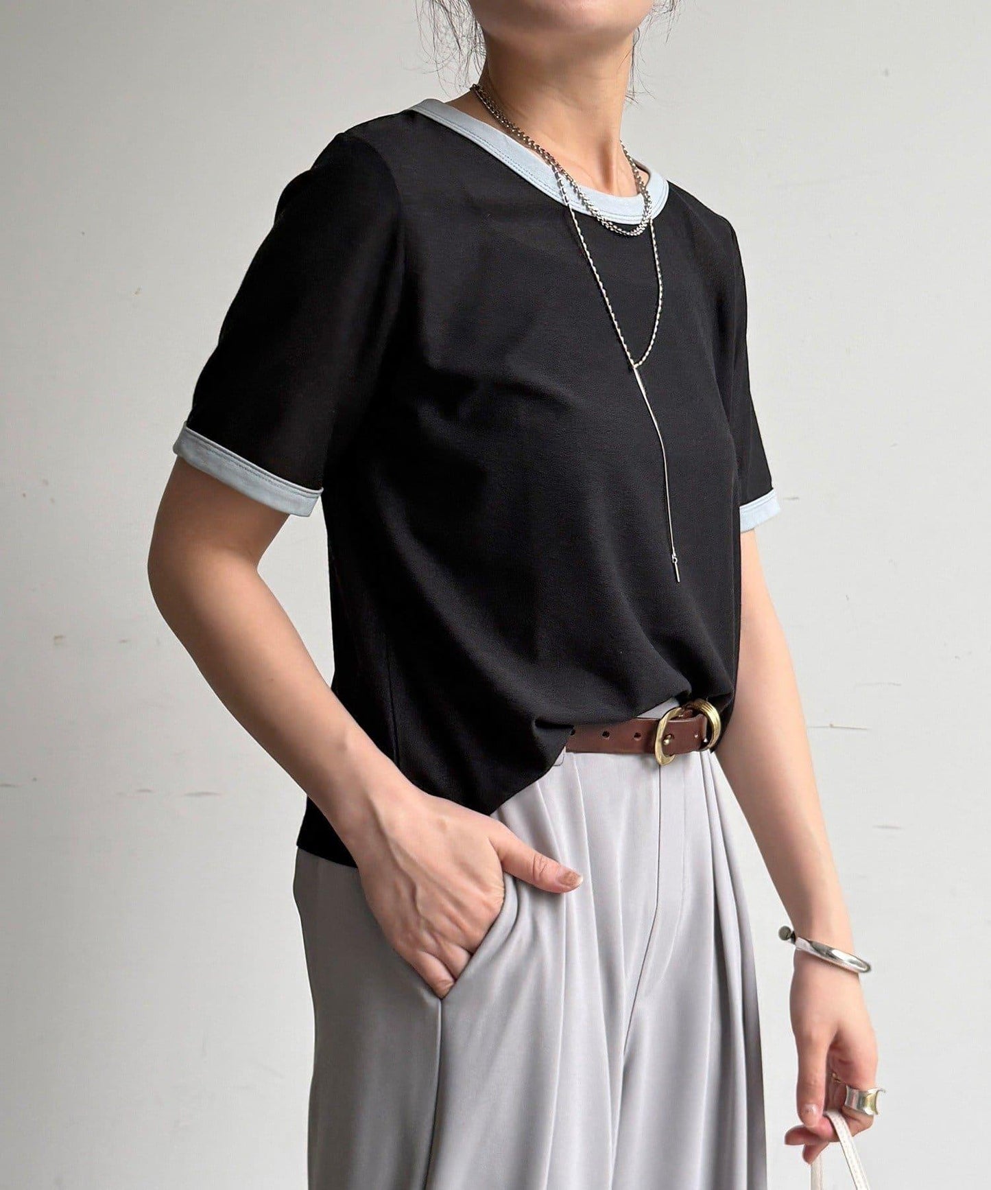 撞色設計 Ringer TEE T恤