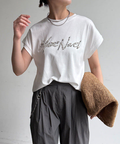 珠飾Logo TEE