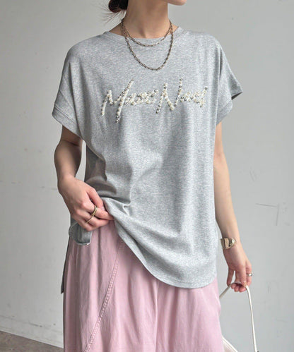 珠飾Logo TEE