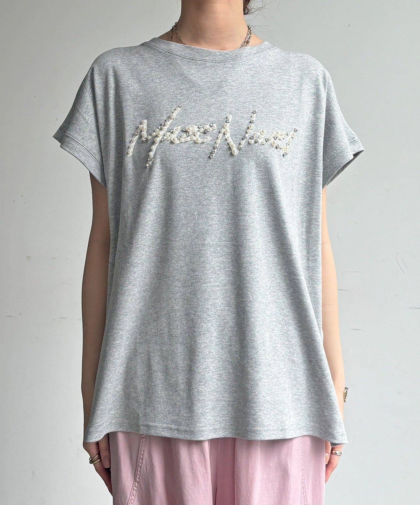 珠飾Logo TEE