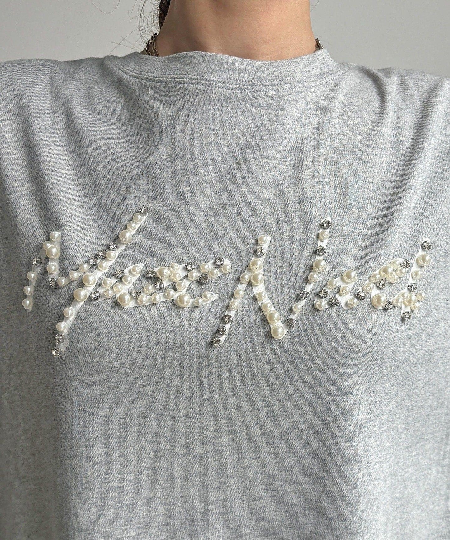 珠飾Logo TEE