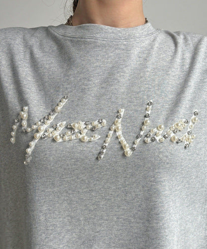 珠飾Logo TEE