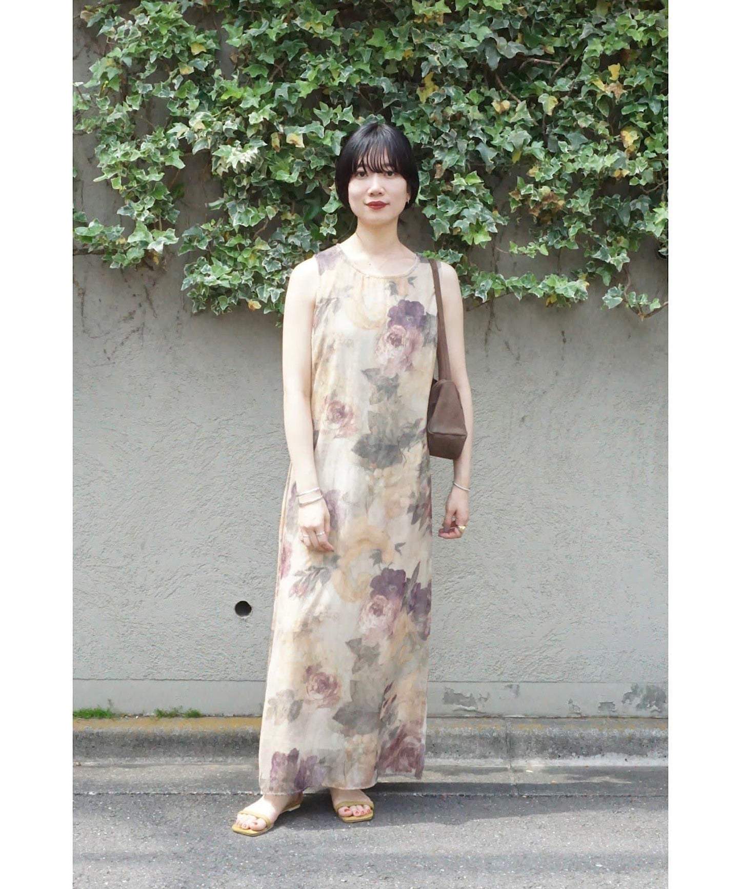 Her Edit 花卉圖案連衣裙