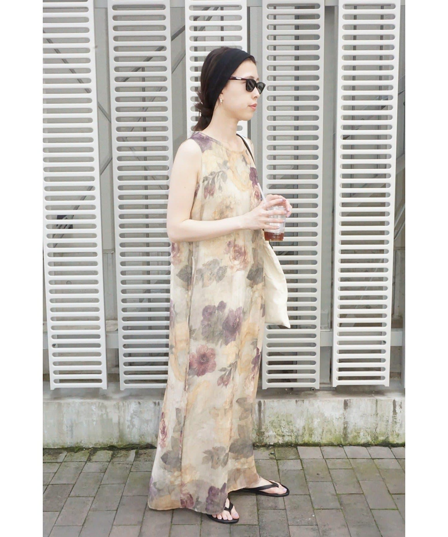 Her Edit 花卉圖案連衣裙