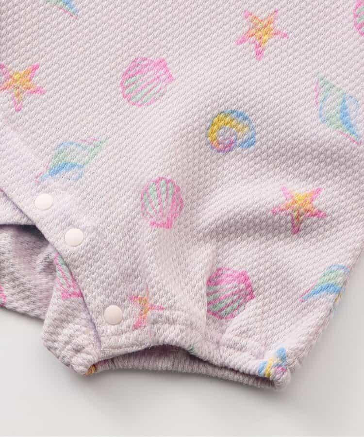 凸凹質感全印花連體衣