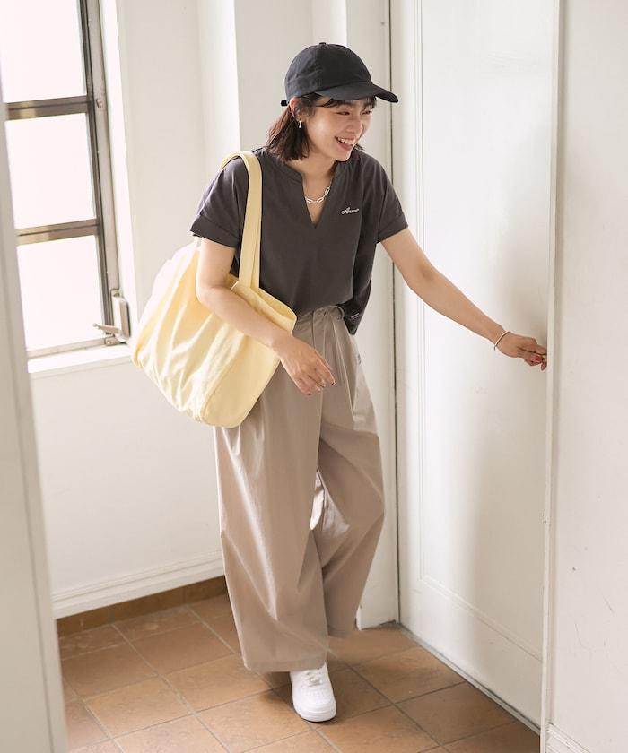 別注スキッパーブラウス パンツセットアップ