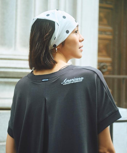 別注 スキッパーネック Tシャツワンピース/吸汗 速乾 抗菌防臭効果あり