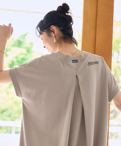 別注 スキッパーネック Tシャツワンピース/吸汗 速乾 抗菌防臭効果あり