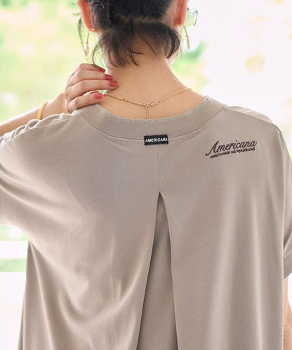 別注 スキッパーネック Tシャツワンピース/吸汗 速乾 抗菌防臭効果あり