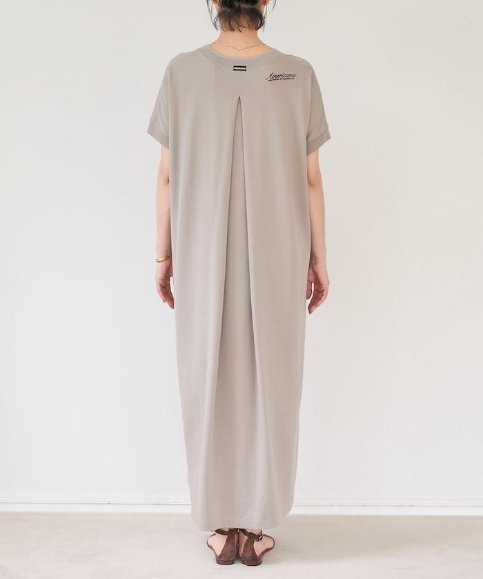 別注 スキッパーネック Tシャツワンピース/吸汗 速乾 抗菌防臭効果あり