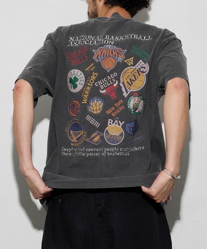NBA × FREAK'S STORE 特別款 隨機球隊標誌 後背印花 圓領T恤