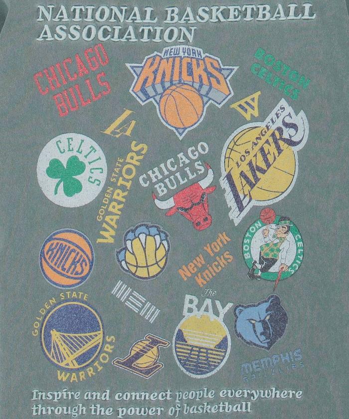 NBA × FREAK'S STORE 特別款 隨機球隊標誌 後背印花 圓領T恤