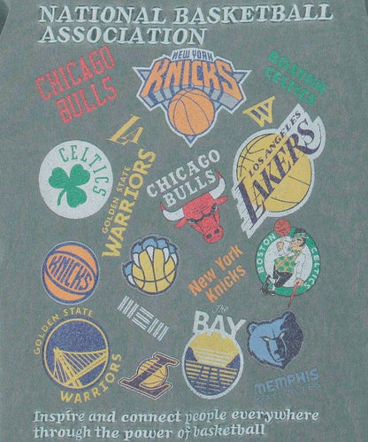 NBA × FREAK'S STORE 特別款 隨機球隊標誌 後背印花 圓領T恤