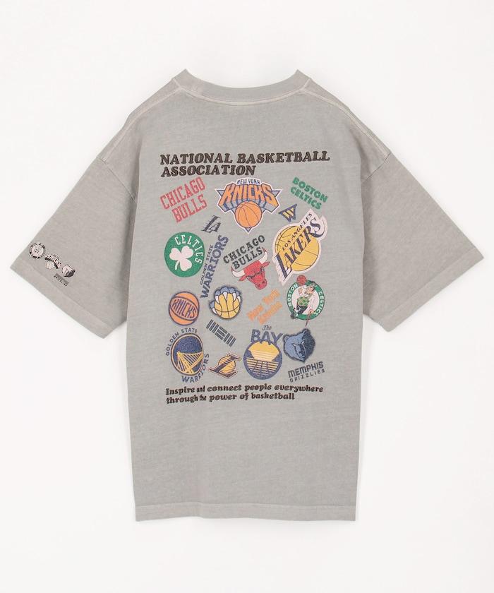 NBA × FREAK'S STORE 特別款 隨機球隊標誌 後背印花 圓領T恤