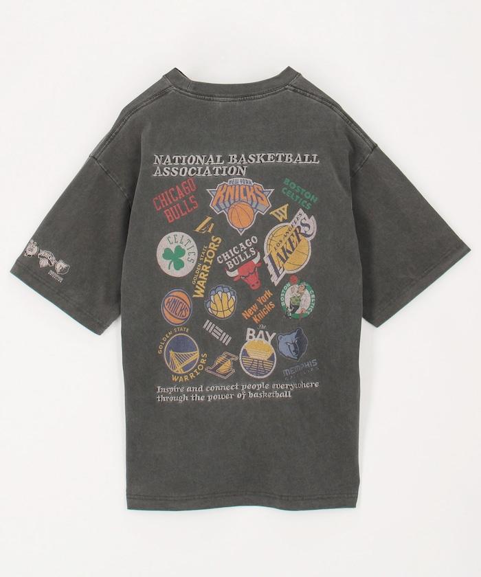 NBA × FREAK'S STORE 特別款 隨機球隊標誌 後背印花 圓領T恤