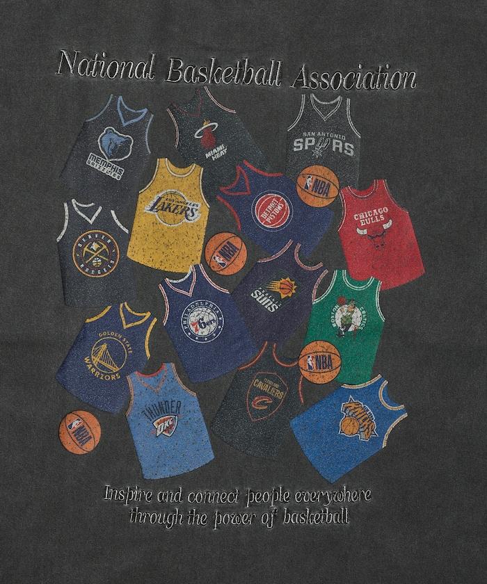NBA × FREAK'S STORE 聯名隨機球衣風背部印花圓領T恤