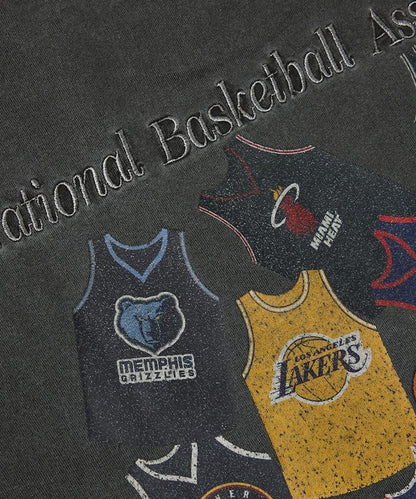NBA × FREAK'S STORE 聯名隨機球衣風背部印花圓領T恤