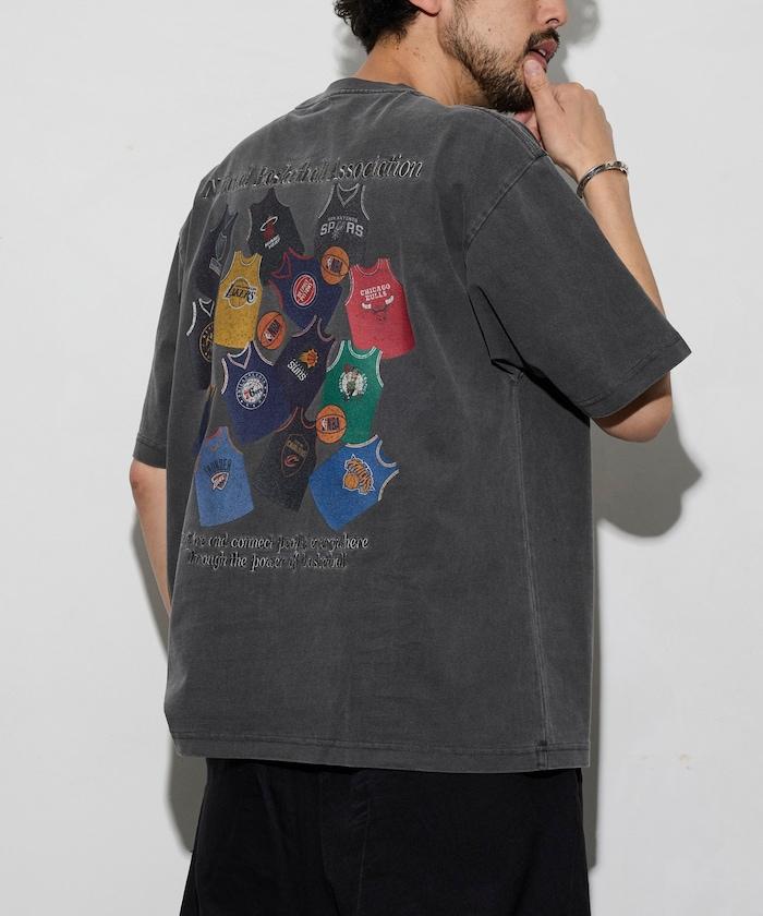 NBA × FREAK'S STORE 聯名隨機球衣風背部印花圓領T恤