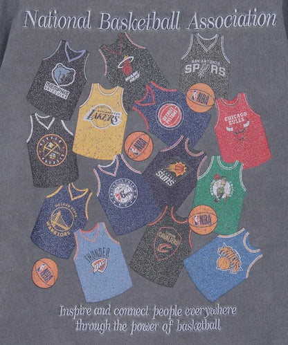 NBA × FREAK'S STORE 聯名隨機球衣風背部印花圓領T恤