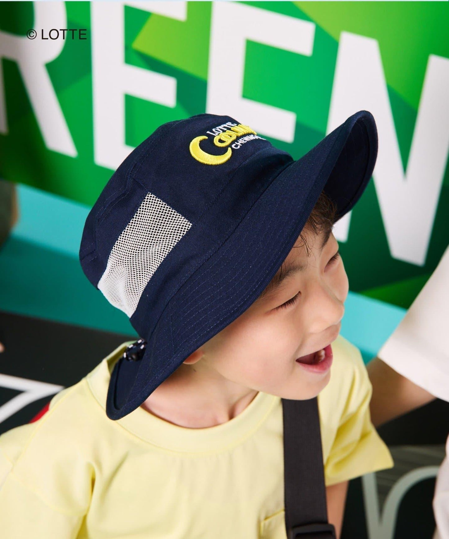 KIDS TYPY×LOTTE 混合板狀口香糖Logo 帽子